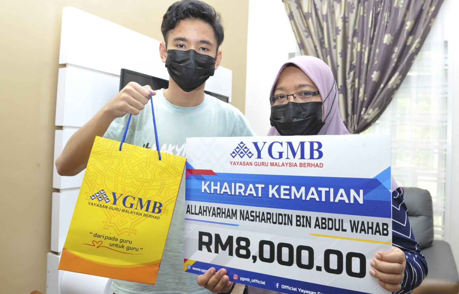 CIKGU NASHARUDIN TERUS SEMANGAT MENGAJAR MESKIPUN HANYA TERBARING